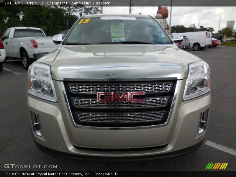 Champagne Silver Metallic / Jet Black 2013 GMC Terrain SLT