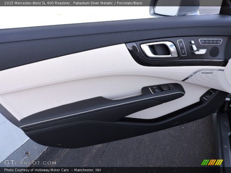 Palladium Silver Metallic / Porcelain/Black 2015 Mercedes-Benz SL 400 Roadster