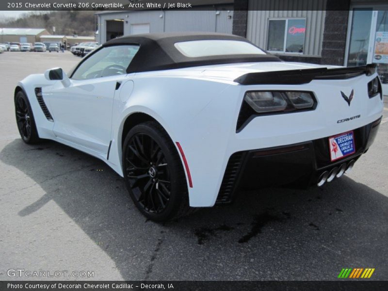 Arctic White / Jet Black 2015 Chevrolet Corvette Z06 Convertible