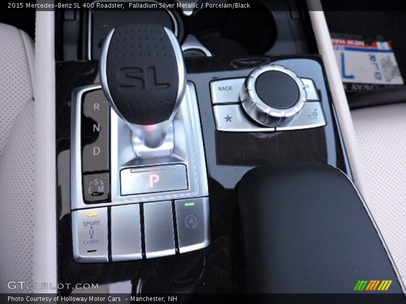 Palladium Silver Metallic / Porcelain/Black 2015 Mercedes-Benz SL 400 Roadster