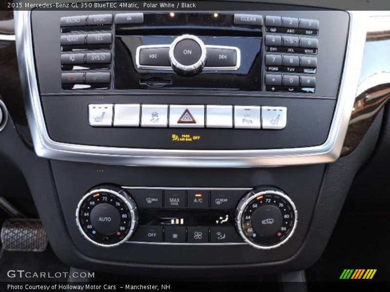Polar White / Black 2015 Mercedes-Benz GL 350 BlueTEC 4Matic