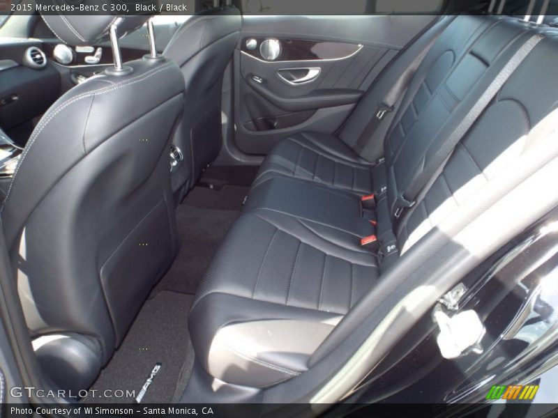 Black / Black 2015 Mercedes-Benz C 300