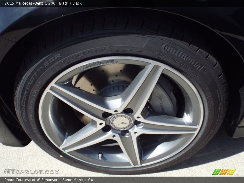 Black / Black 2015 Mercedes-Benz C 300
