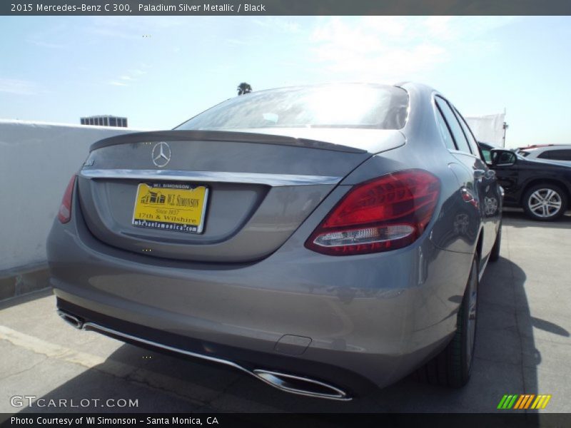 Paladium Silver Metallic / Black 2015 Mercedes-Benz C 300