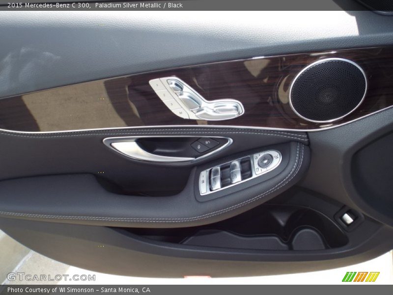 Paladium Silver Metallic / Black 2015 Mercedes-Benz C 300