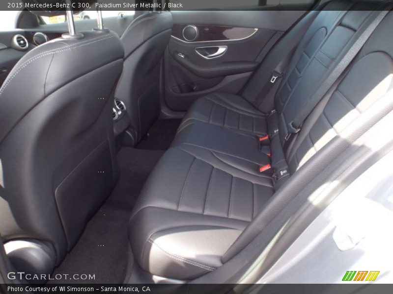 Paladium Silver Metallic / Black 2015 Mercedes-Benz C 300
