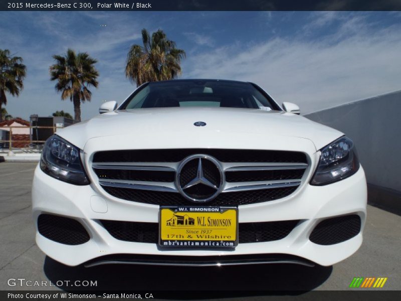 Polar White / Black 2015 Mercedes-Benz C 300
