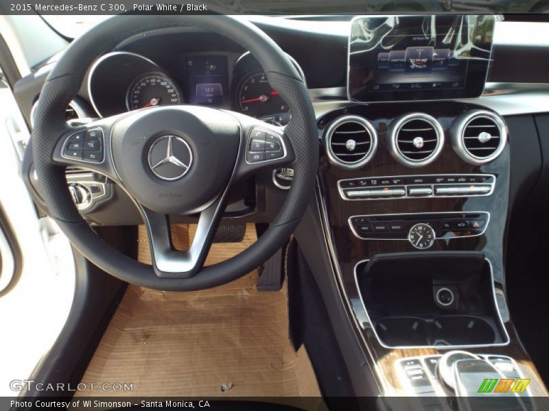 Polar White / Black 2015 Mercedes-Benz C 300