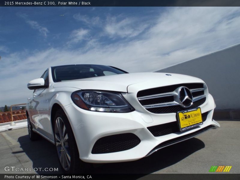 Polar White / Black 2015 Mercedes-Benz C 300