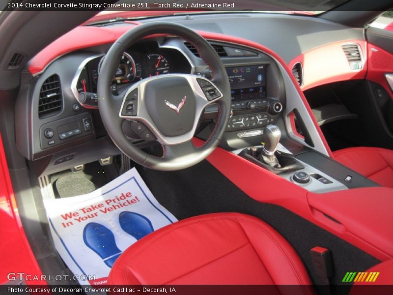 Torch Red / Adrenaline Red 2014 Chevrolet Corvette Stingray Convertible Z51