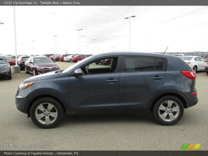 Twilight Blue / Alpine Gray 2012 Kia Sportage LX