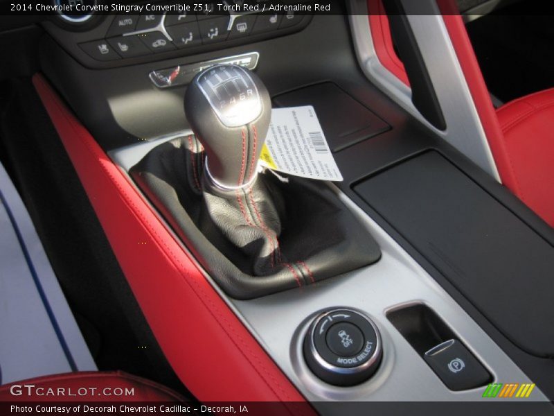  2014 Corvette Stingray Convertible Z51 7 Speed Manual Shifter