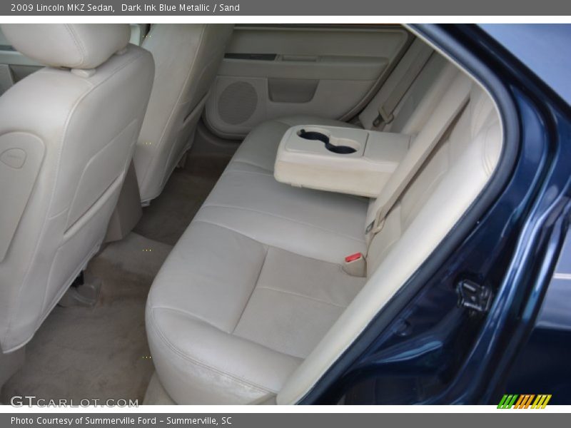 Dark Ink Blue Metallic / Sand 2009 Lincoln MKZ Sedan