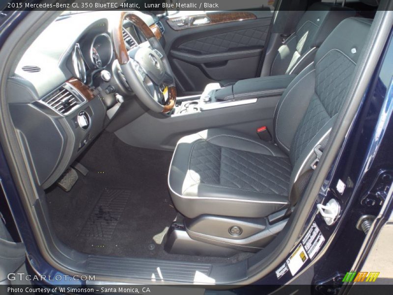 Lunar Blue Metallic / Black 2015 Mercedes-Benz GL 350 BlueTEC 4Matic