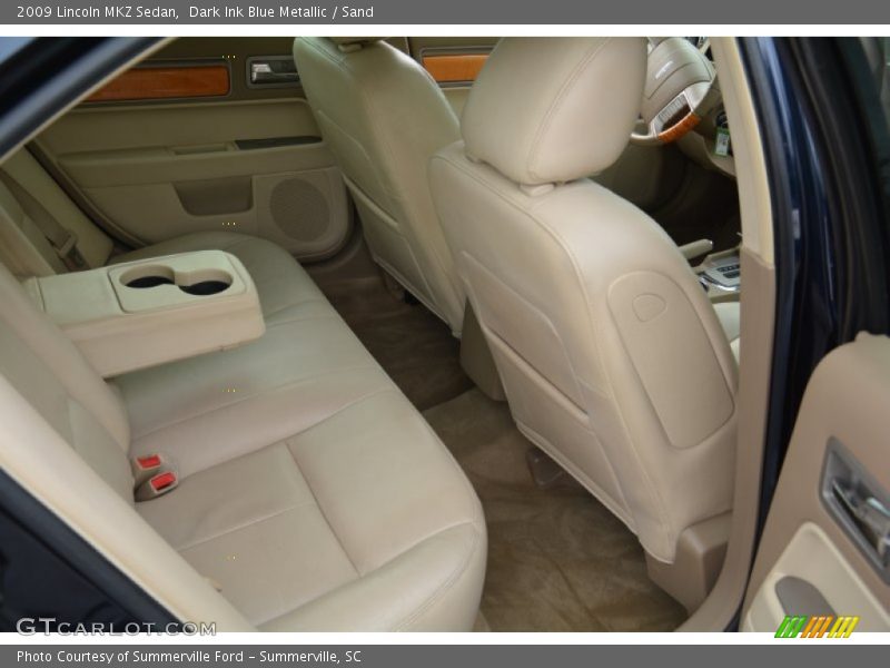 Dark Ink Blue Metallic / Sand 2009 Lincoln MKZ Sedan