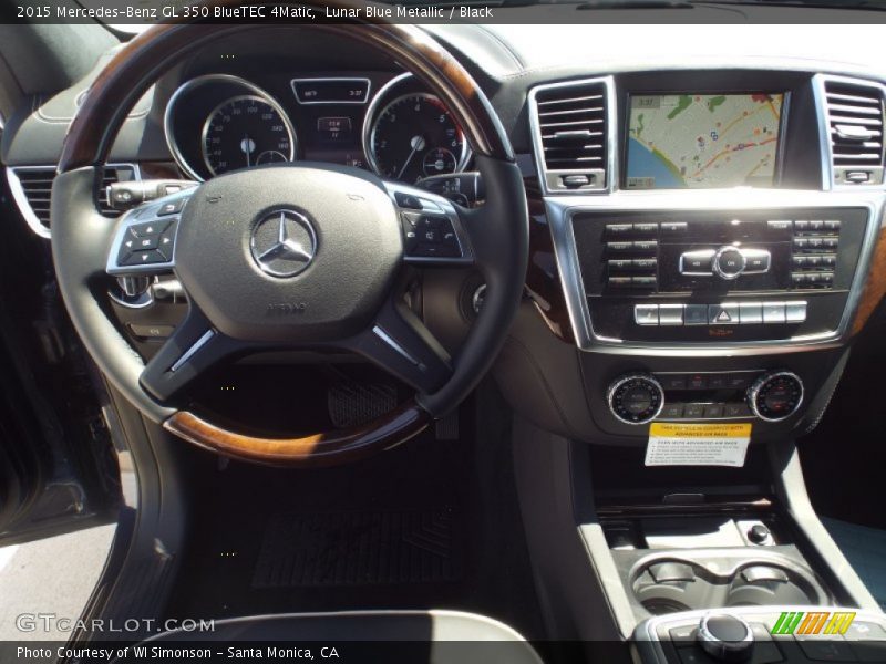 Lunar Blue Metallic / Black 2015 Mercedes-Benz GL 350 BlueTEC 4Matic