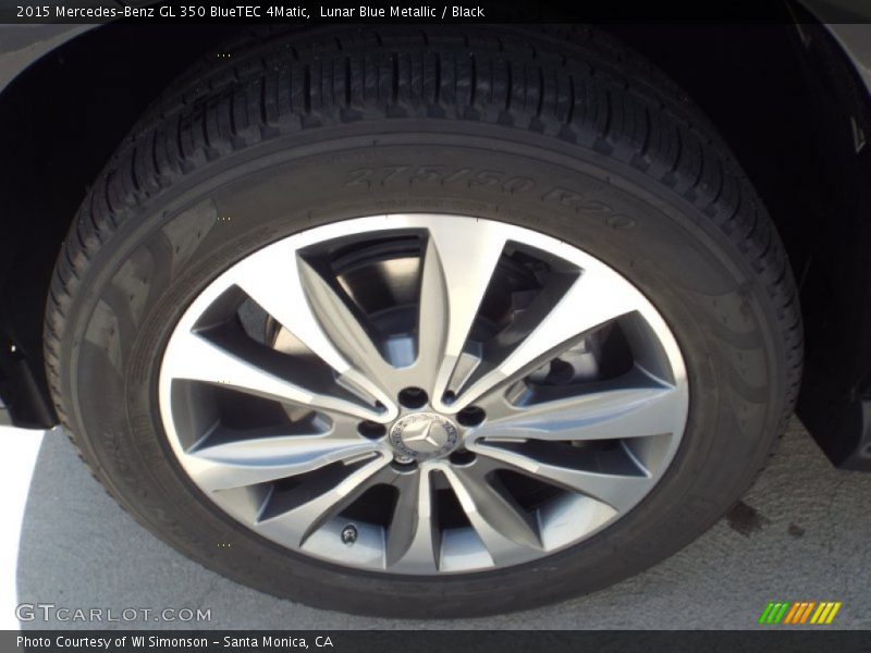 Lunar Blue Metallic / Black 2015 Mercedes-Benz GL 350 BlueTEC 4Matic