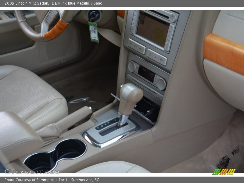 Dark Ink Blue Metallic / Sand 2009 Lincoln MKZ Sedan