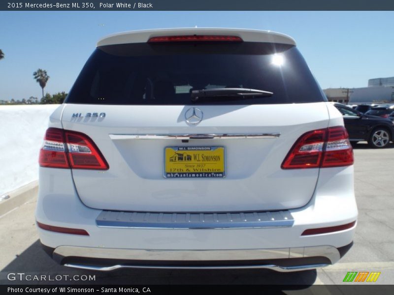 Polar White / Black 2015 Mercedes-Benz ML 350