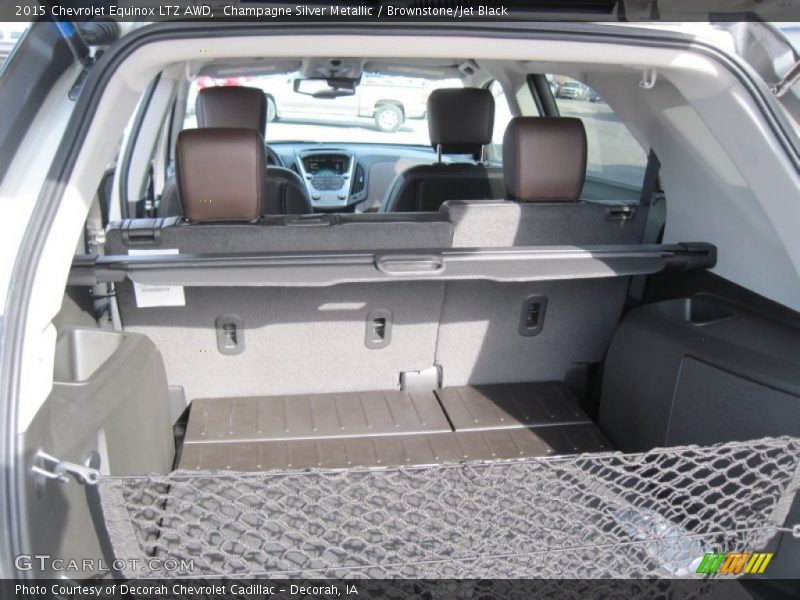 Champagne Silver Metallic / Brownstone/Jet Black 2015 Chevrolet Equinox LTZ AWD