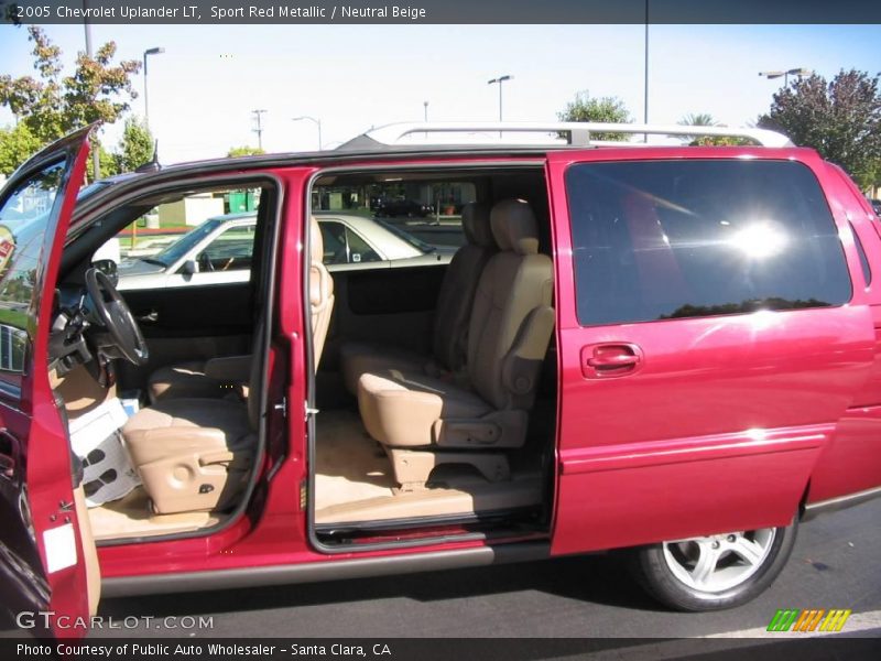 Sport Red Metallic / Neutral Beige 2005 Chevrolet Uplander LT