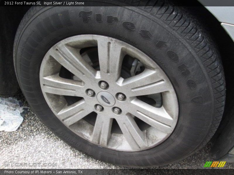 Ingot Silver / Light Stone 2012 Ford Taurus SE