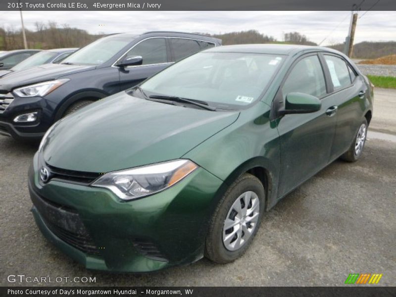 4Evergreen Mica / Ivory 2015 Toyota Corolla LE Eco