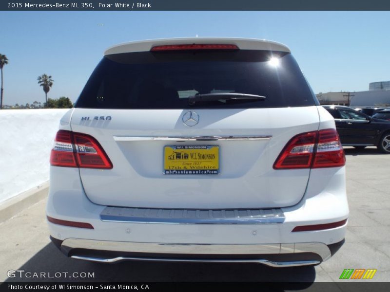 Polar White / Black 2015 Mercedes-Benz ML 350