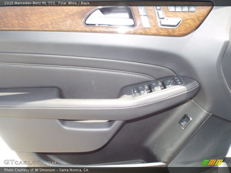 Polar White / Black 2015 Mercedes-Benz ML 350