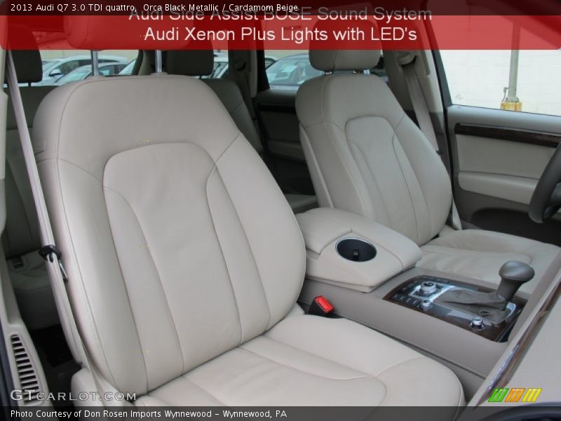 Orca Black Metallic / Cardamom Beige 2013 Audi Q7 3.0 TDI quattro