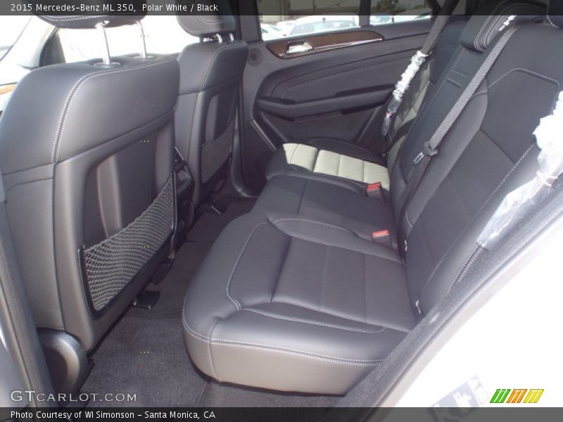 Polar White / Black 2015 Mercedes-Benz ML 350