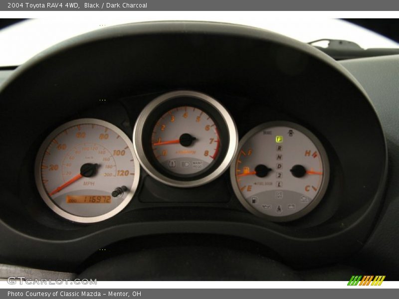 Black / Dark Charcoal 2004 Toyota RAV4 4WD