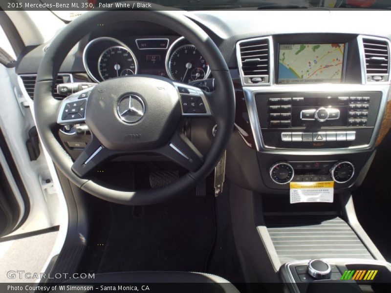 Polar White / Black 2015 Mercedes-Benz ML 350