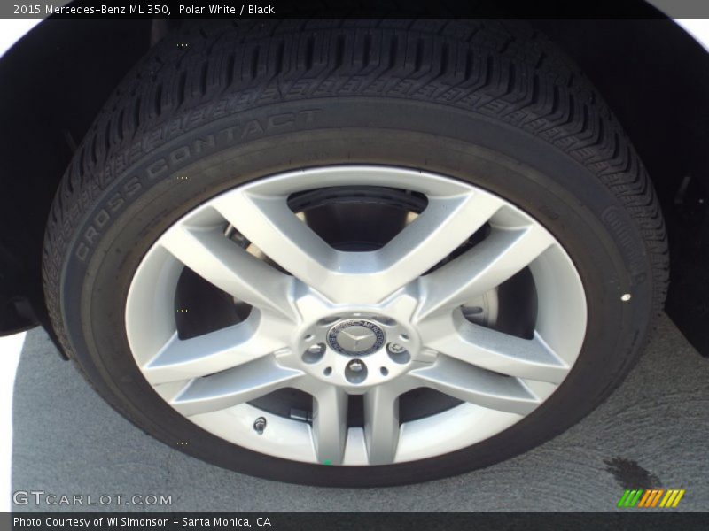 Polar White / Black 2015 Mercedes-Benz ML 350