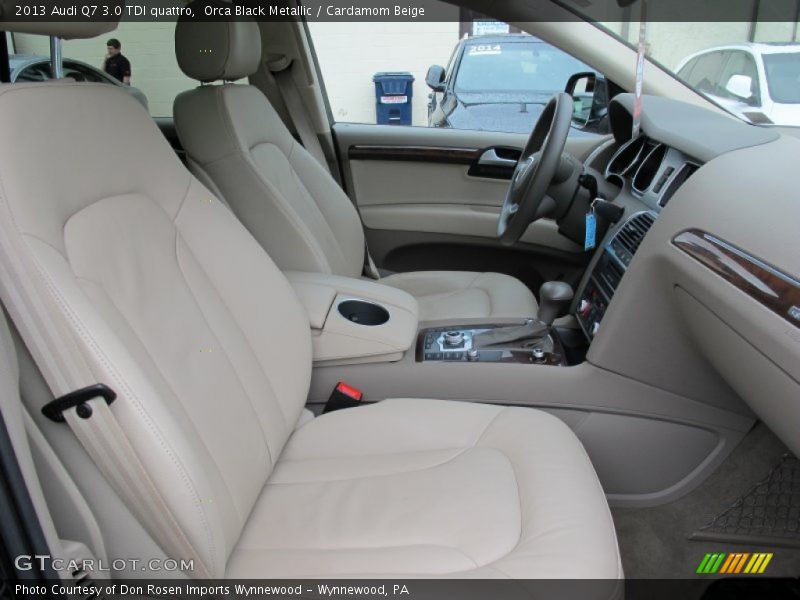 Orca Black Metallic / Cardamom Beige 2013 Audi Q7 3.0 TDI quattro