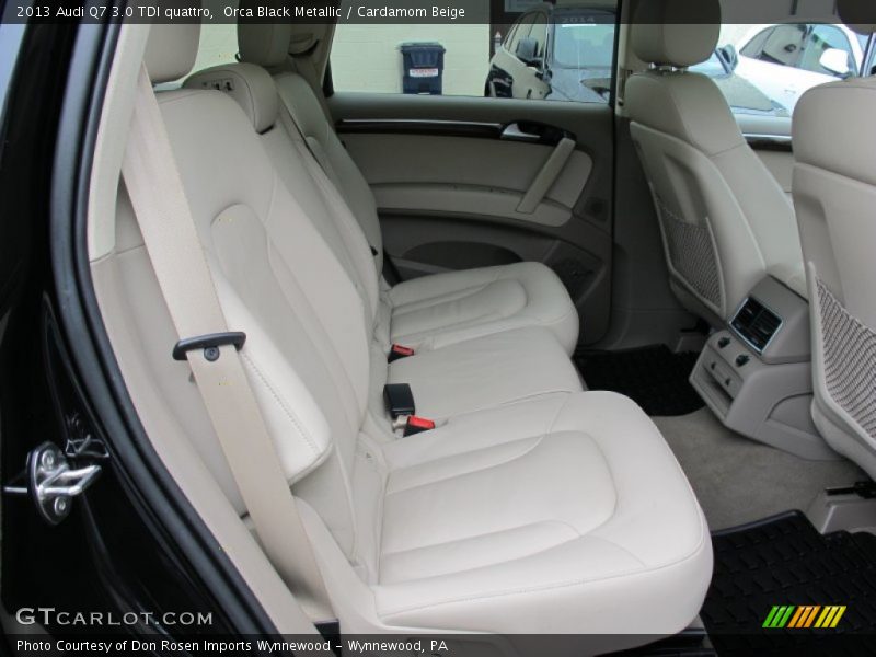 Orca Black Metallic / Cardamom Beige 2013 Audi Q7 3.0 TDI quattro