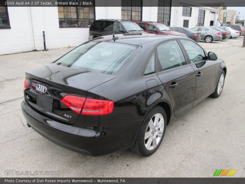 Brilliant Black / Black 2009 Audi A4 2.0T Sedan