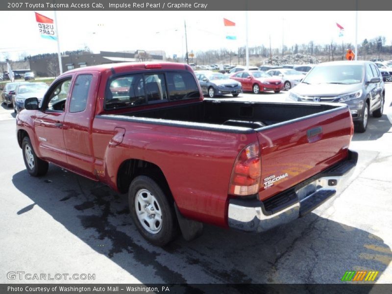 Impulse Red Pearl / Graphite Gray 2007 Toyota Tacoma Access Cab