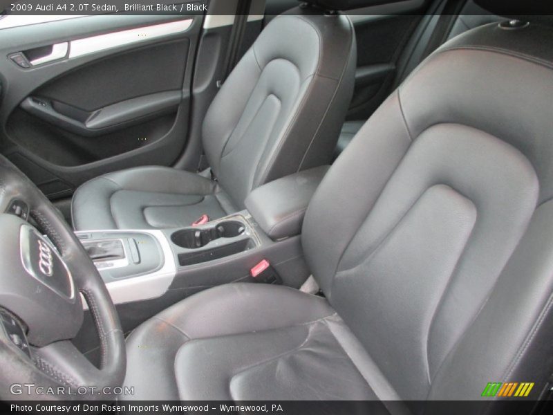 Brilliant Black / Black 2009 Audi A4 2.0T Sedan