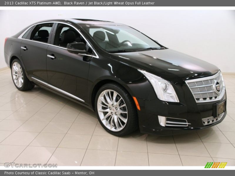 Black Raven / Jet Black/Light Wheat Opus Full Leather 2013 Cadillac XTS Platinum AWD