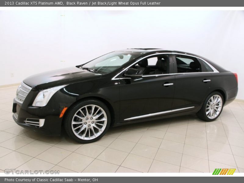 Black Raven / Jet Black/Light Wheat Opus Full Leather 2013 Cadillac XTS Platinum AWD