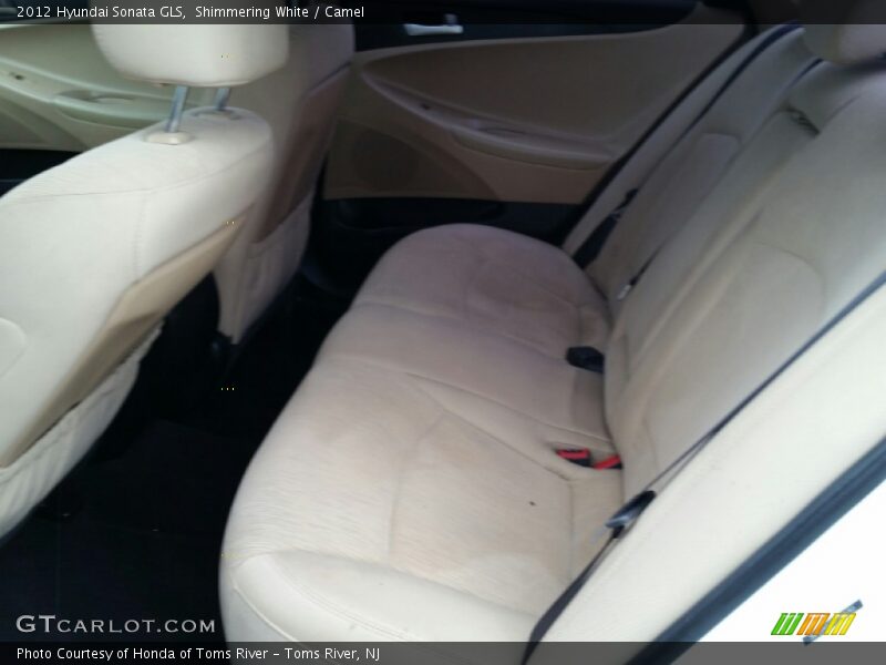 Shimmering White / Camel 2012 Hyundai Sonata GLS