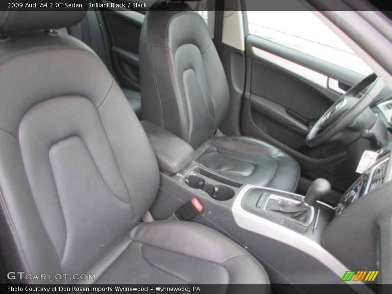 Brilliant Black / Black 2009 Audi A4 2.0T Sedan