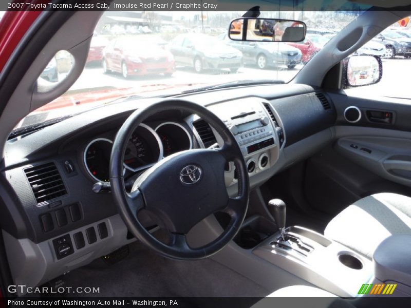 Impulse Red Pearl / Graphite Gray 2007 Toyota Tacoma Access Cab