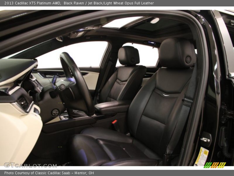 Black Raven / Jet Black/Light Wheat Opus Full Leather 2013 Cadillac XTS Platinum AWD