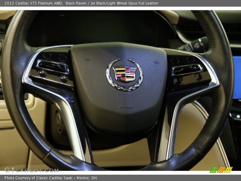 Black Raven / Jet Black/Light Wheat Opus Full Leather 2013 Cadillac XTS Platinum AWD