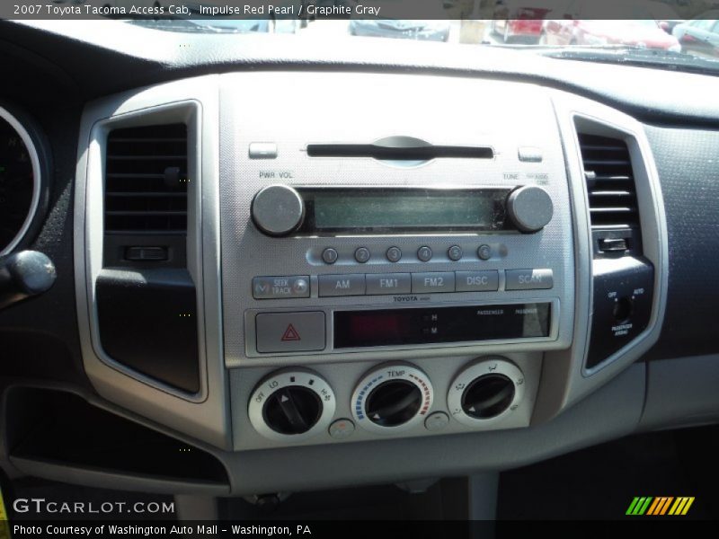 Impulse Red Pearl / Graphite Gray 2007 Toyota Tacoma Access Cab