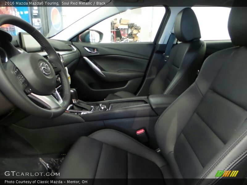 Soul Red Metallic / Black 2016 Mazda Mazda6 Touring
