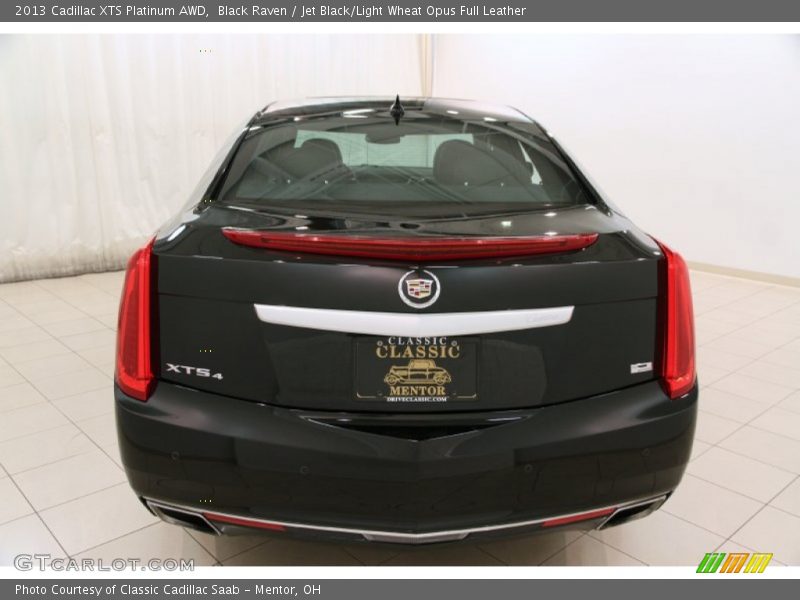 Black Raven / Jet Black/Light Wheat Opus Full Leather 2013 Cadillac XTS Platinum AWD