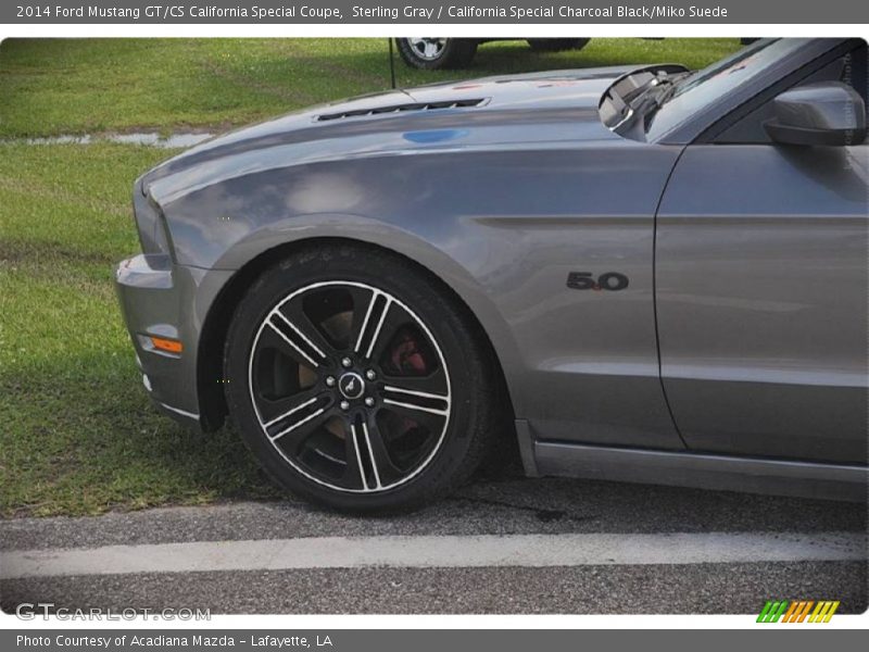 Sterling Gray / California Special Charcoal Black/Miko Suede 2014 Ford Mustang GT/CS California Special Coupe